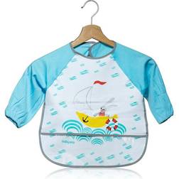 BabyOno Bib with Long Sleeve Baby Adventur. [Levering: 4-5 dage]